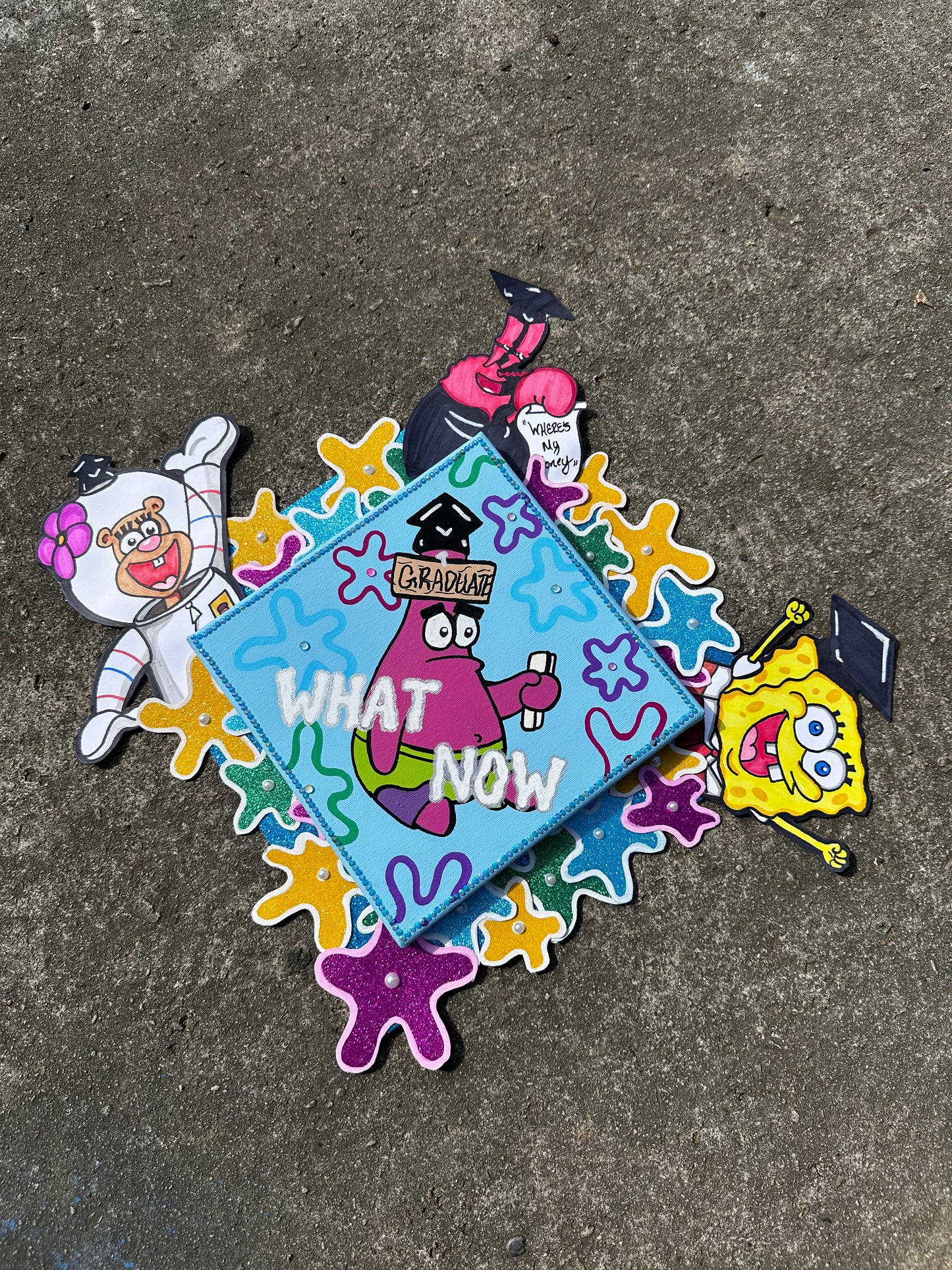 “What Now” Grad Cap