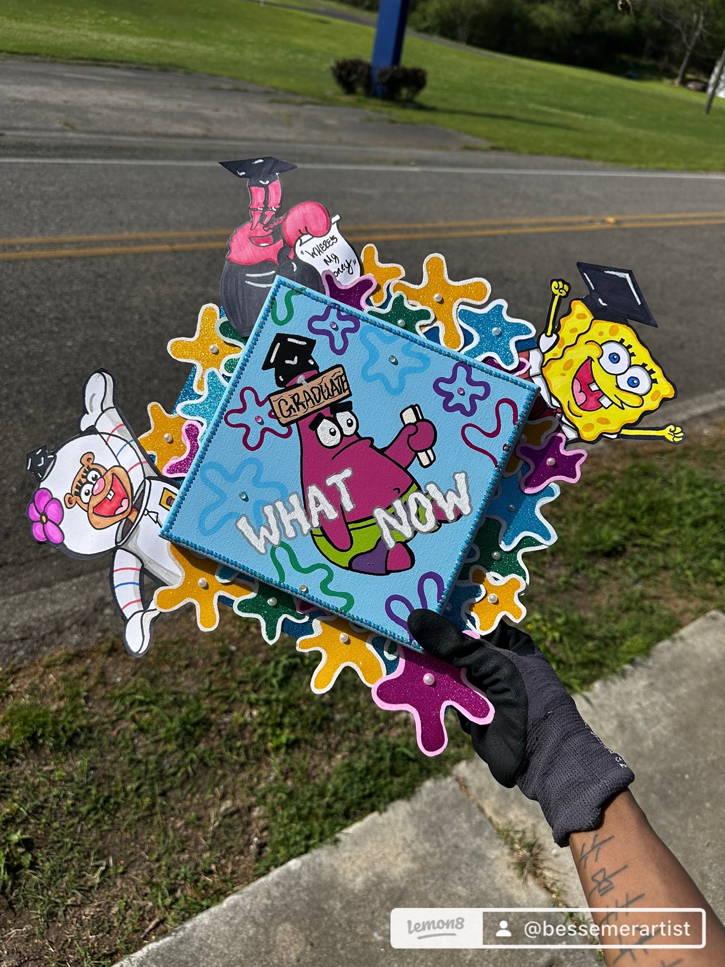 “What Now” Grad Cap